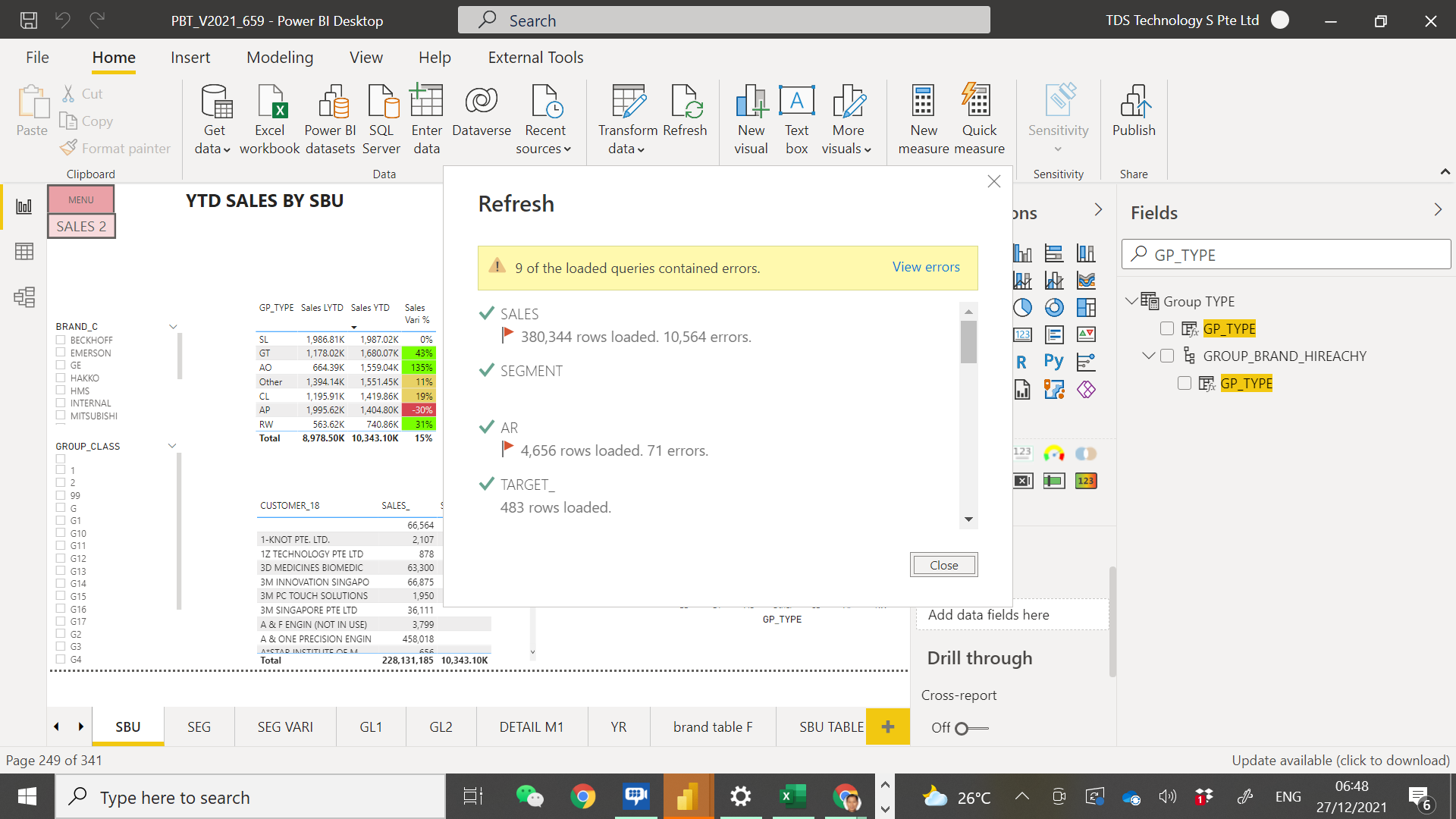 Solved: Refresh file get 10K error , it is still able to c ...