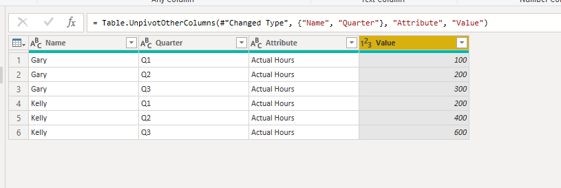 Solved: Combine two tables to create a line chart - Microsoft Fabric ...