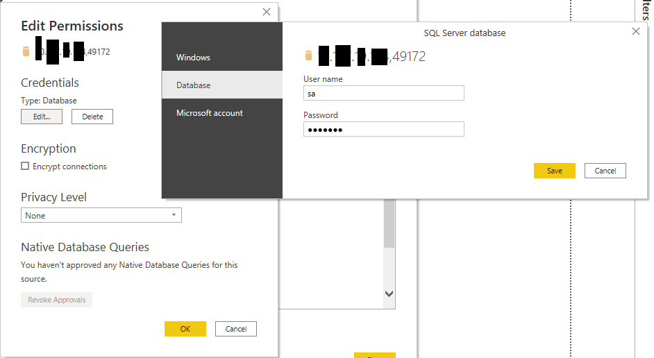 Using power bi How to connect company SQL server f... - Microsoft ...