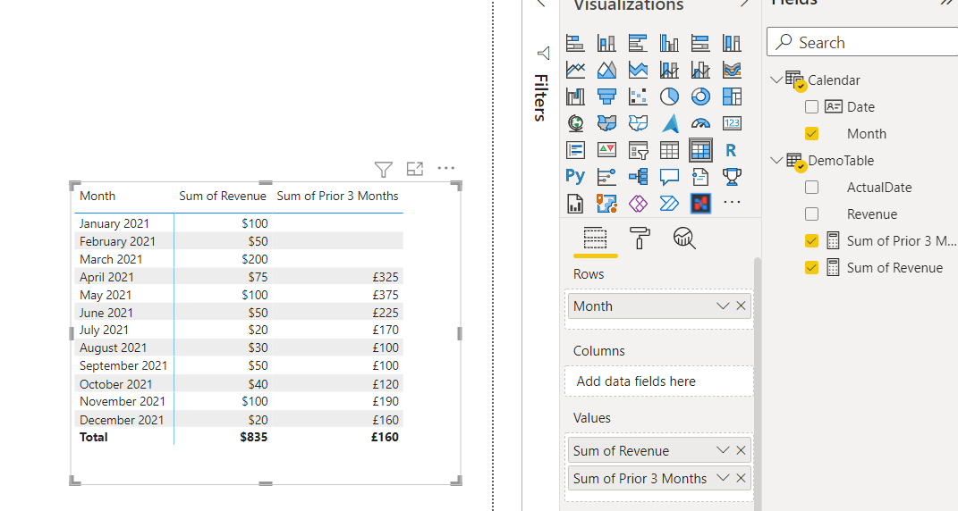 Solved: Sum of revenue in the last 3 months - Microsoft Fabric Community