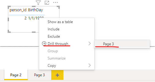 Drill through filter for multiple pages - Microsoft Fabric Community