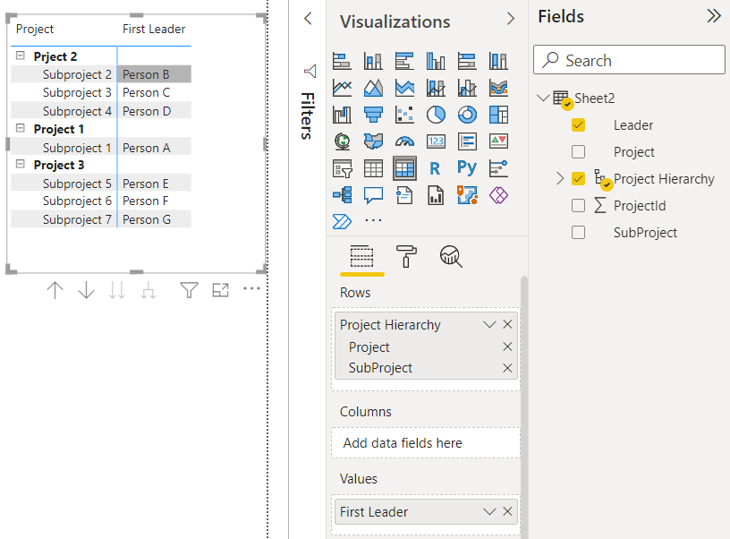 Solved: Add value to top hierarchy level in matrix - Microsoft Fabric ...