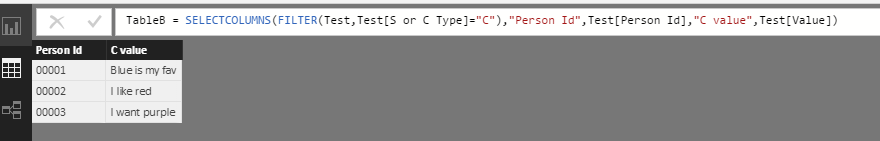 Solved: convert 2 rows into two columns with common value - Microsoft ...