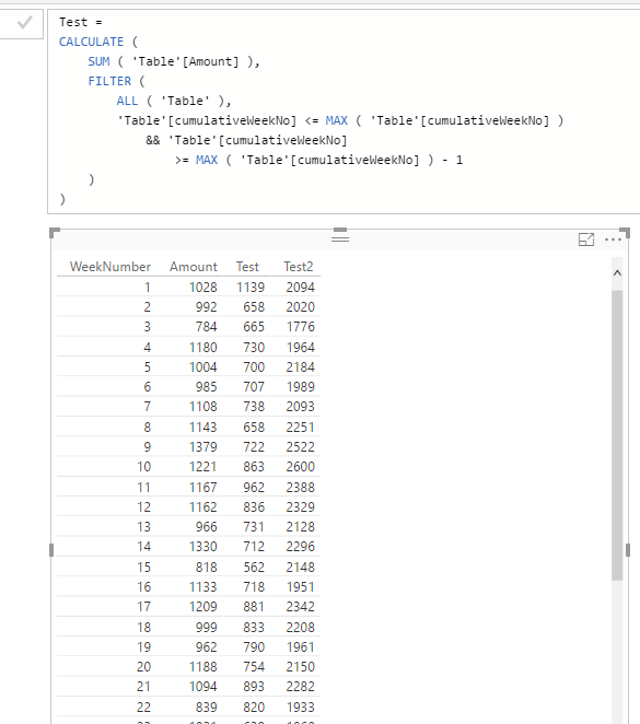 Solved: Running Sum by Week for selected years - Microsoft Fabric Community