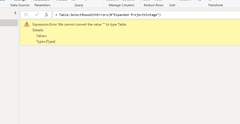 Error Expanding Column to New Row - Microsoft Fabric Community