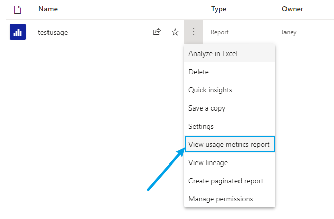 Solved: Usage report shared dataset self service - Microsoft Fabric ...