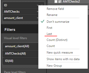 Displaying Value without aggregation - Microsoft Fabric Community