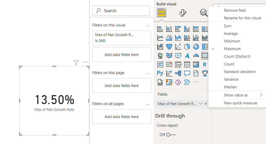 Solved: Display the max value in a column - Microsoft Fabric Community