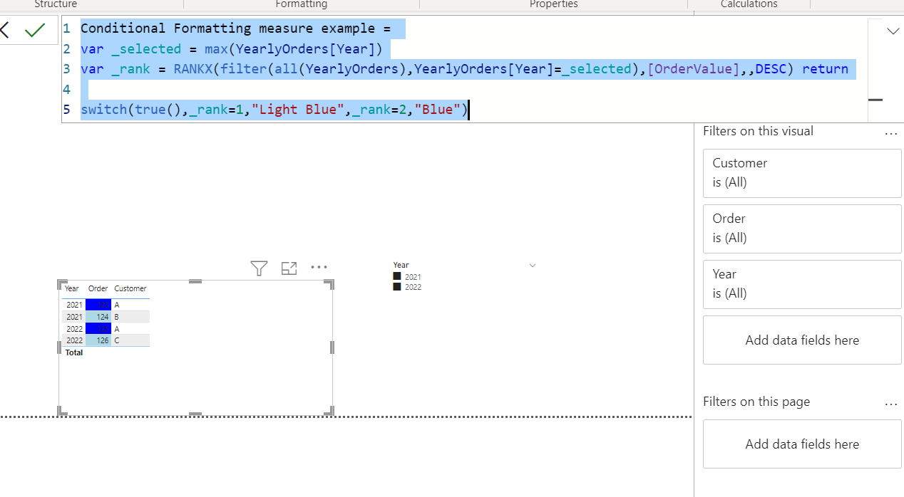 Solved: Re: Conditional Formatting in Table - Microsoft Fabric Community