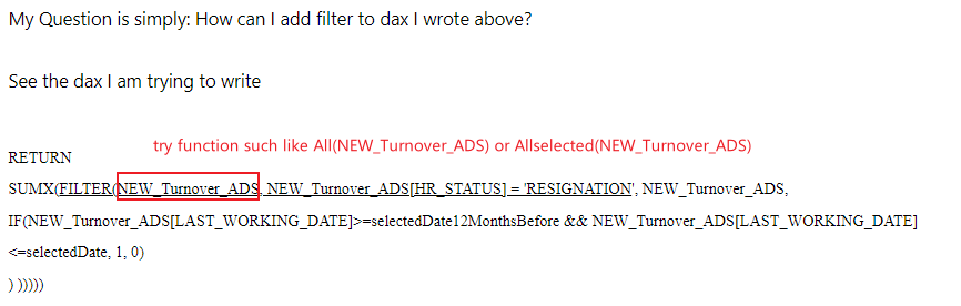 Adding Categorical Filter to a DAX - Microsoft Fabric Community