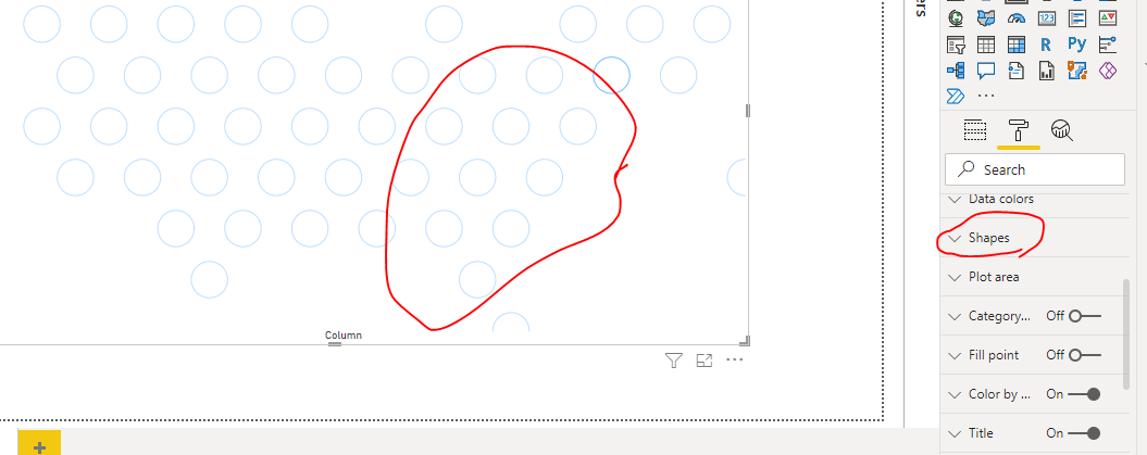 Custome shape in a chart - Microsoft Fabric Community
