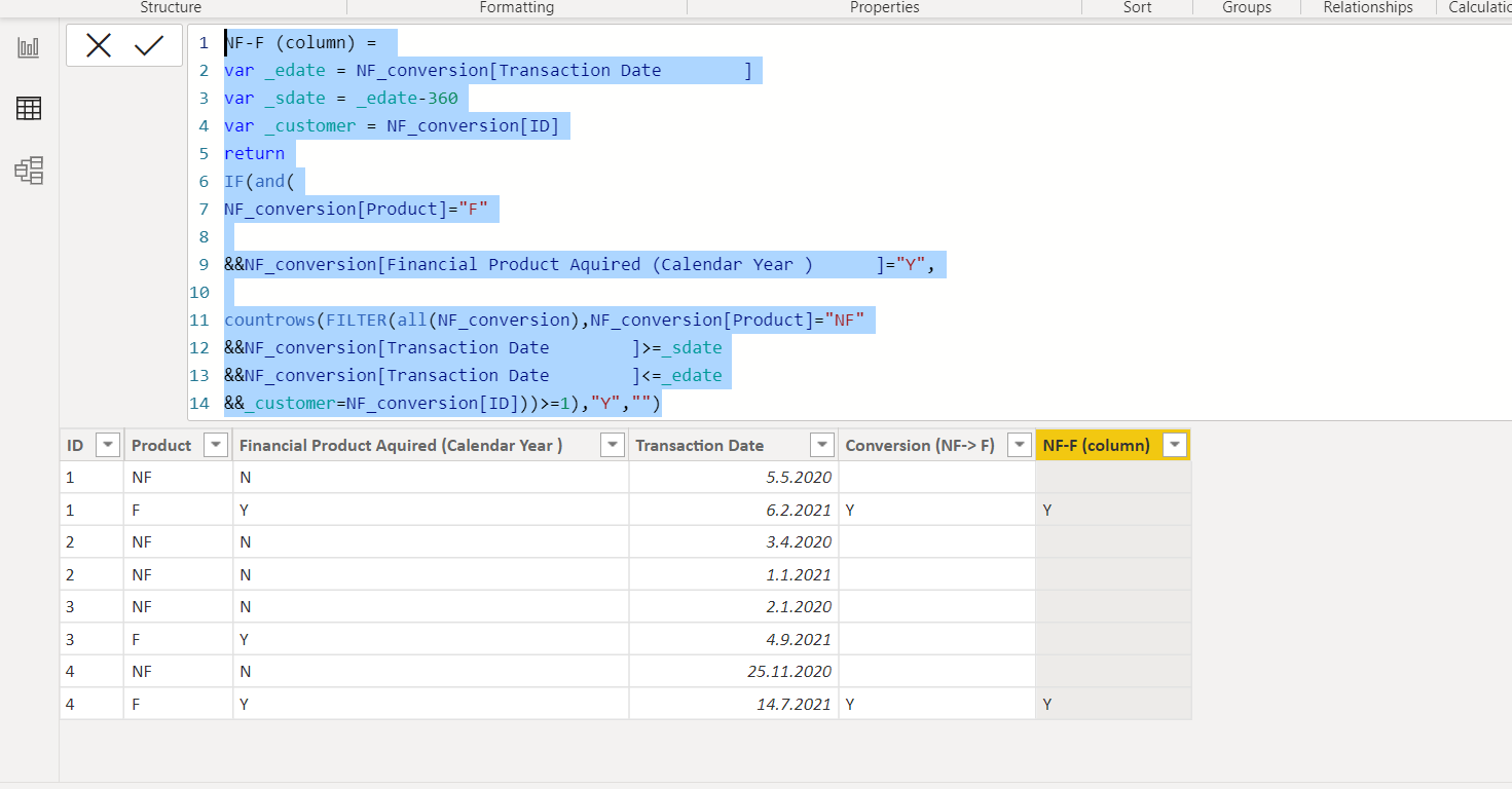 Solved: Finding Conversion in last 360 days - - Microsoft Fabric Community