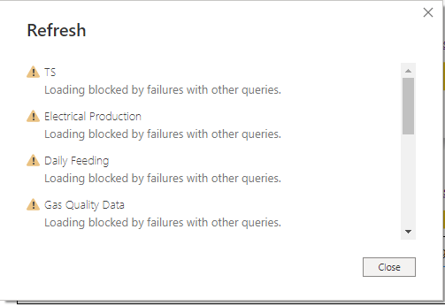 Solved: Errors loading a query - Microsoft Fabric Community