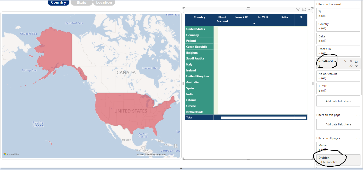 Map is not filtering the data - Microsoft Fabric Community