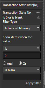 Solved: Visual Level Filter issues in displaying records - Microsoft ...