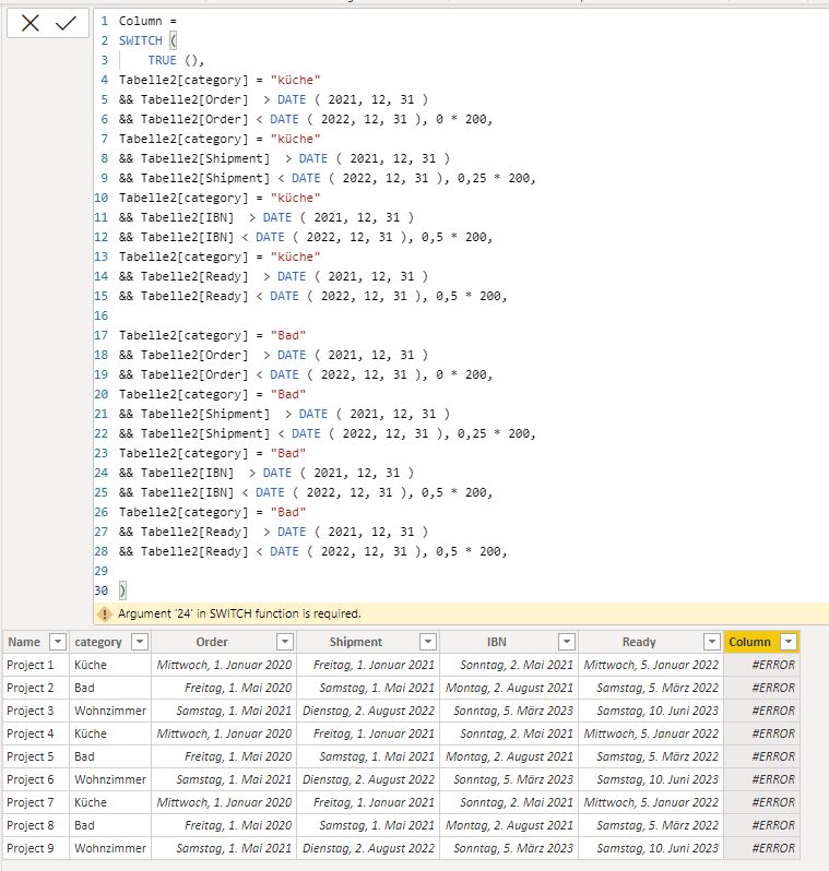 multiple conditions + calculation - Microsoft Fabric Community