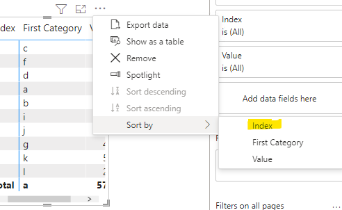 Solved: Sorting Order Issue - Microsoft Fabric Community