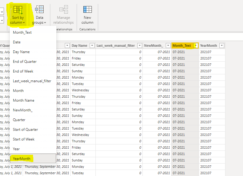Solved: Calendar table - can't change month to date type - Microsoft ...