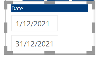Date slicer not passing start and end date when vi... - Microsoft ...