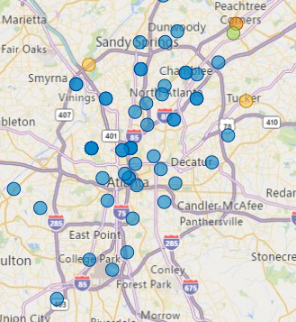 Map Bubble Size by Duplicate City Names - Microsoft Fabric Community
