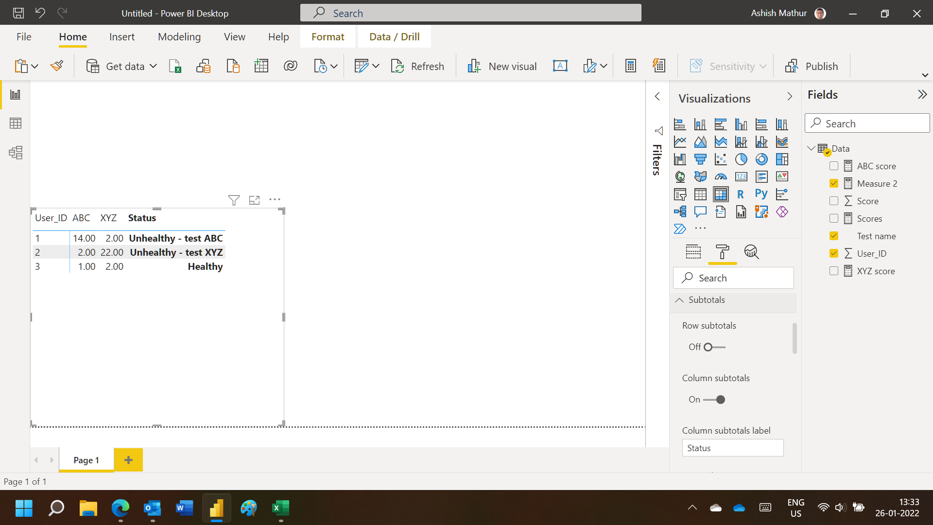 Solved: Calculated column which gives one value in the One ...