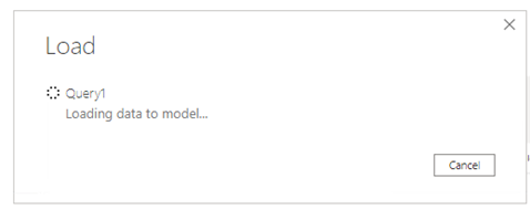 Power BI Desktop RS gets stuck at loading data to ... - Microsoft ...