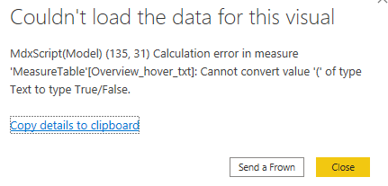 Solved: DAX IF statement, cannot convert type - Microsoft Fabric Community