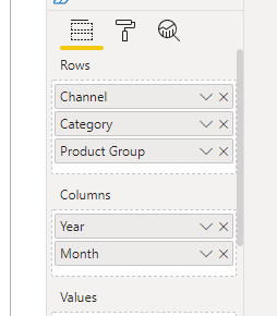 Can not Expand While Drilling in Matrix visual - Microsoft Fabric Community