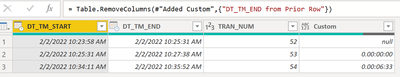 Solved: Subtract different columns from previous row - Microsoft Fabric ...