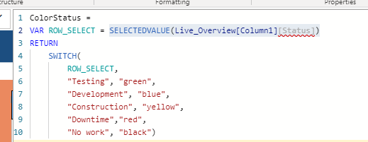 Solved: Row based Conditonal formatting - Microsoft Fabric Community