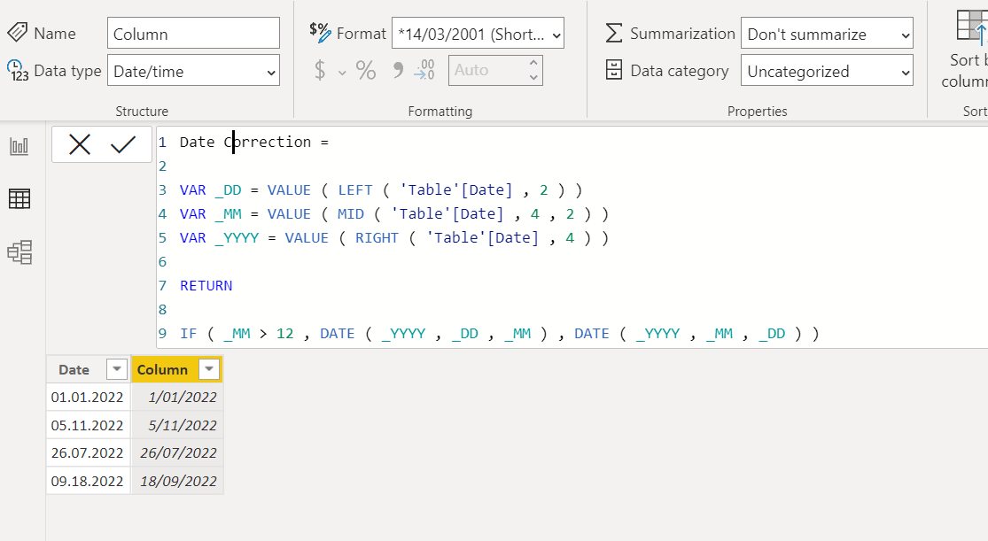 Solved: Convert date into fix format - Microsoft Fabric Community