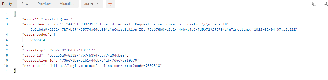Solved: Invalid Grant error while accessing POST request f ...