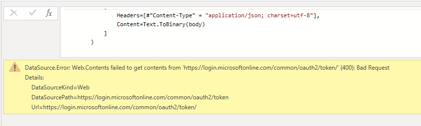 Solved: Issue to use Power Query to make a Post API call - Microsoft ...