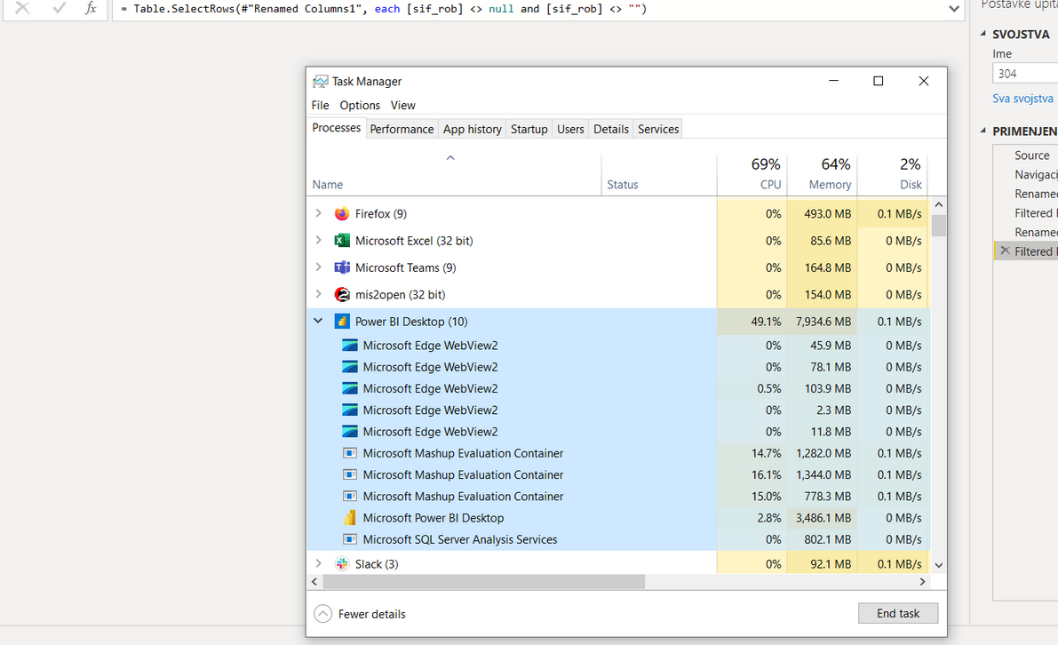 webview2 proces failed out of memory - Microsoft Fabric Community