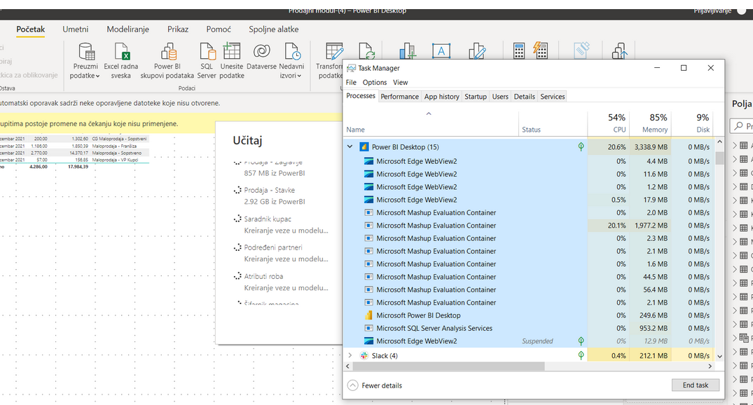 webview2 proces failed out of memory - Microsoft Fabric Community