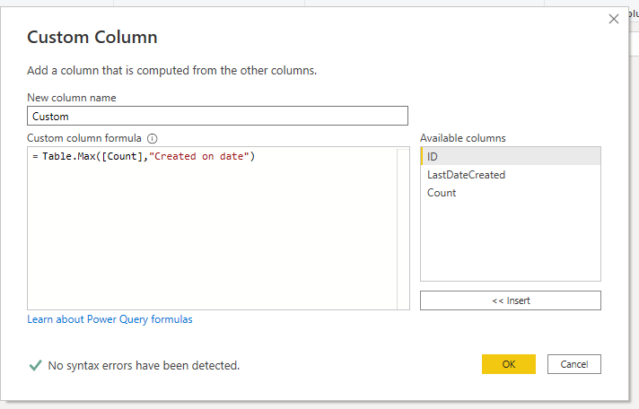 Solved: Help with adding column to table (one-to-many rela ...