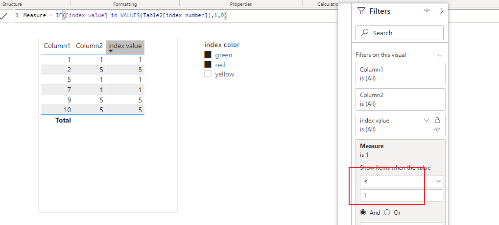 Solved: How to use a measure in a slider filter a table - Microsoft ...