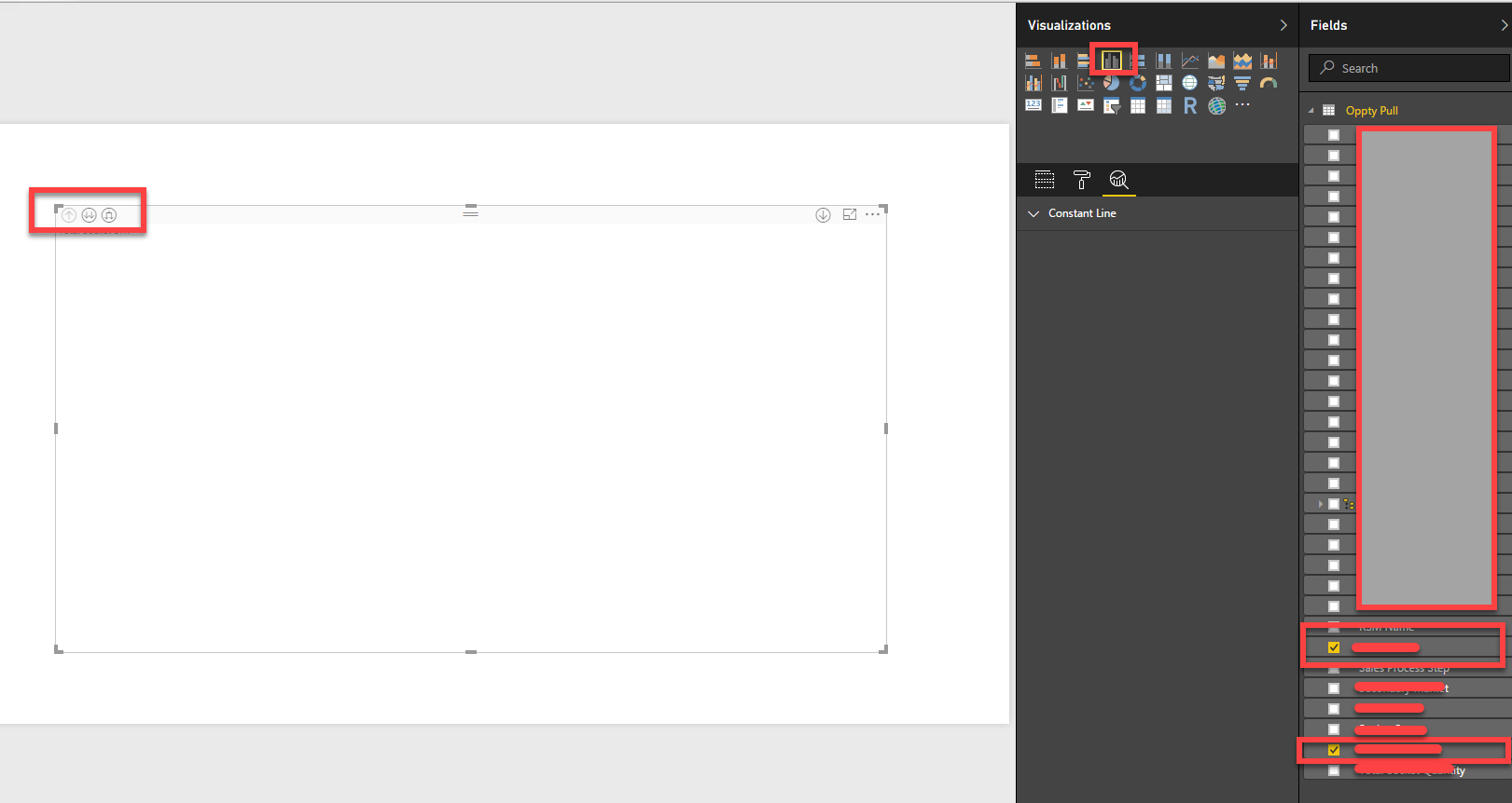 Solved: chart not working for me, just weird arrows at the ...