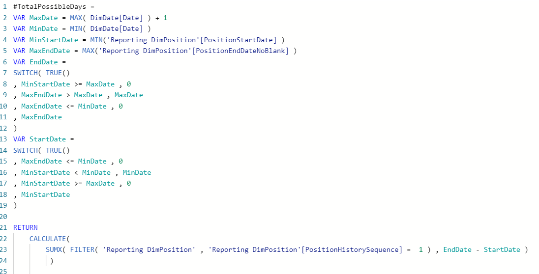 Solved: Total number of days between dynamic dates - Microsoft Fabric ...