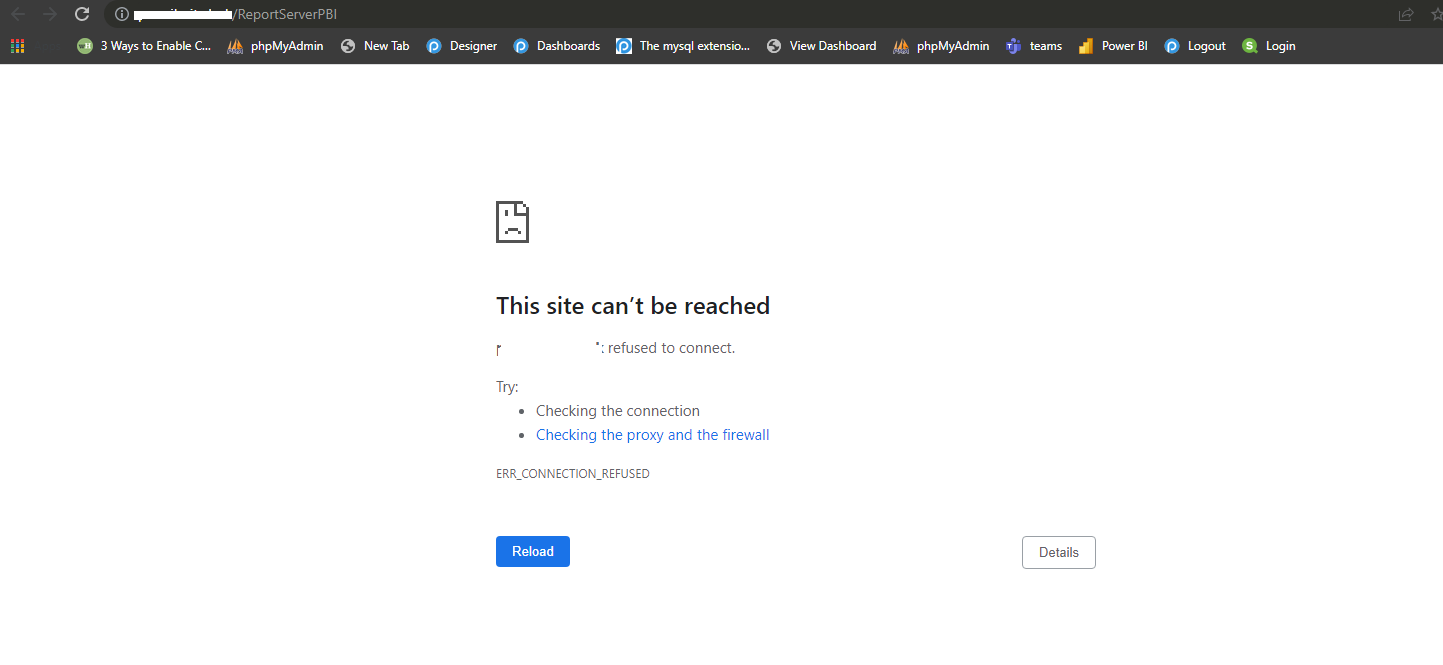 Solved: Report Server configuration error - Microsoft Fabric Community