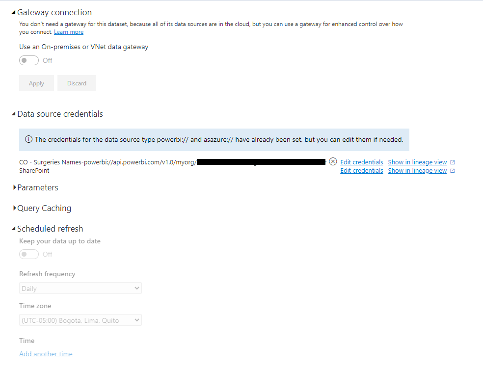 Solved: Schedule Refresh Option Disable - Microsoft Fabric Community