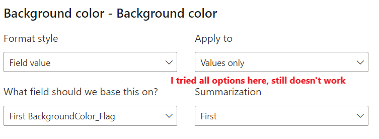 Waiting in hurry: Background color doesn't work co... - Microsoft ...