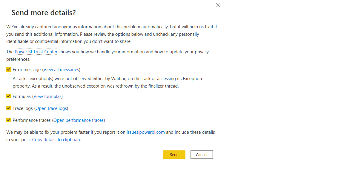 Power BI Desktop Application Crash - Microsoft Fabric Community