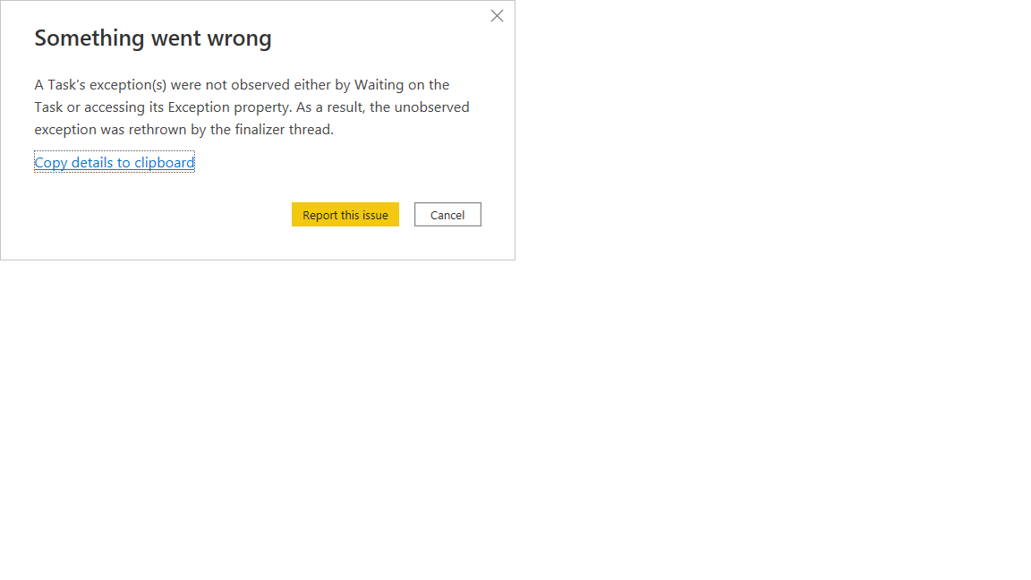 Power BI Desktop Application Crash - Microsoft Fabric Community