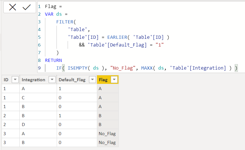 Solved: Create a column based on the value in same row or ...