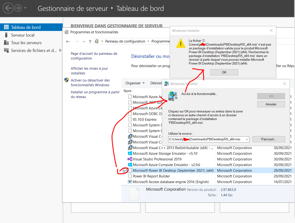 Unable to Install Power BI Desktop update (January... - Microsoft ...