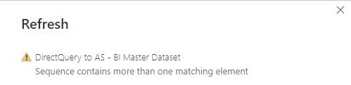 Desktop Refreshes - DirectQuery to Dataset - 