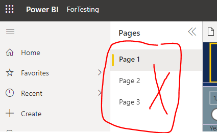 The new page navigation - Microsoft Fabric Community