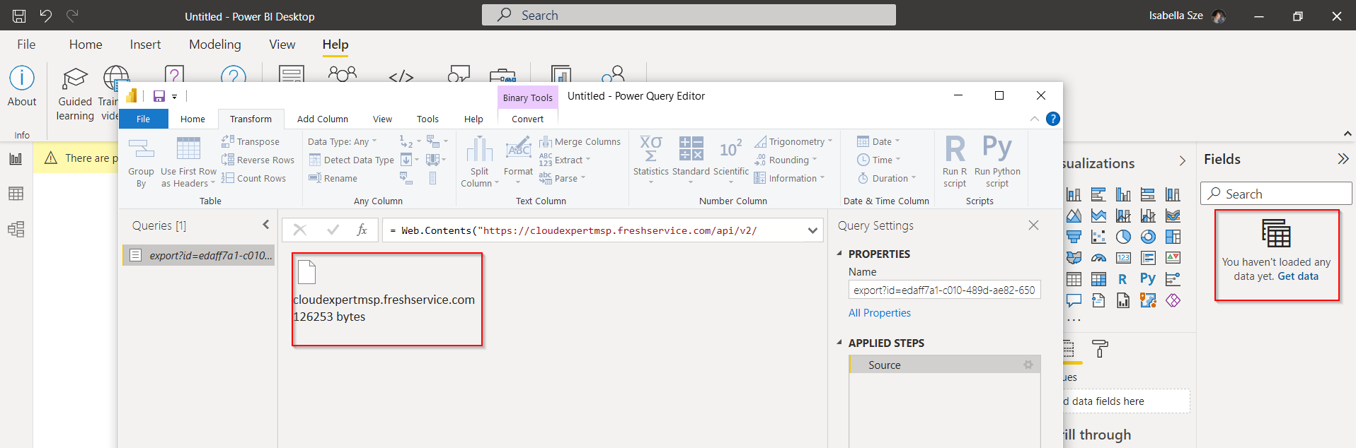 cant get data from web API - Microsoft Fabric Community