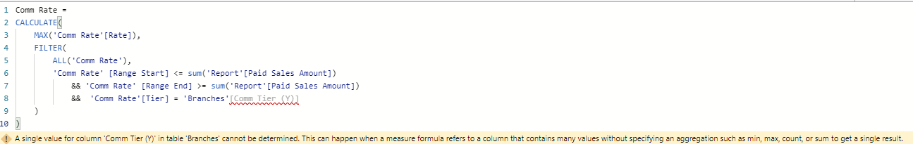 Look up value based on (1) value between a range a... - Microsoft ...